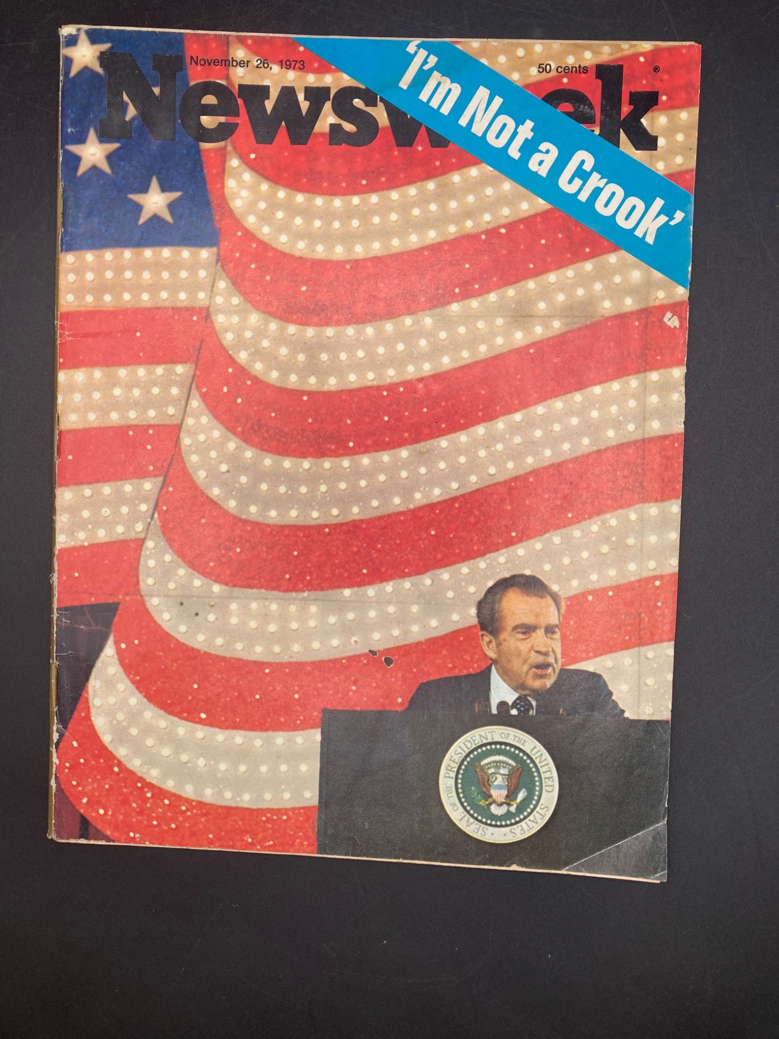 Newsweek Magazine, November 26, 1973, ‘I’m Not a Crook’ Cover Featuring Richard Nixon (1 of 4)