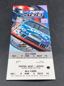 Official NASCAR Pepsi 400 2000 Race Ticket – Daytona International Speedway