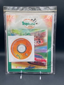 2001 NASCAR Chicagoland Speedway Tropicana 400 Race Program w/ CD