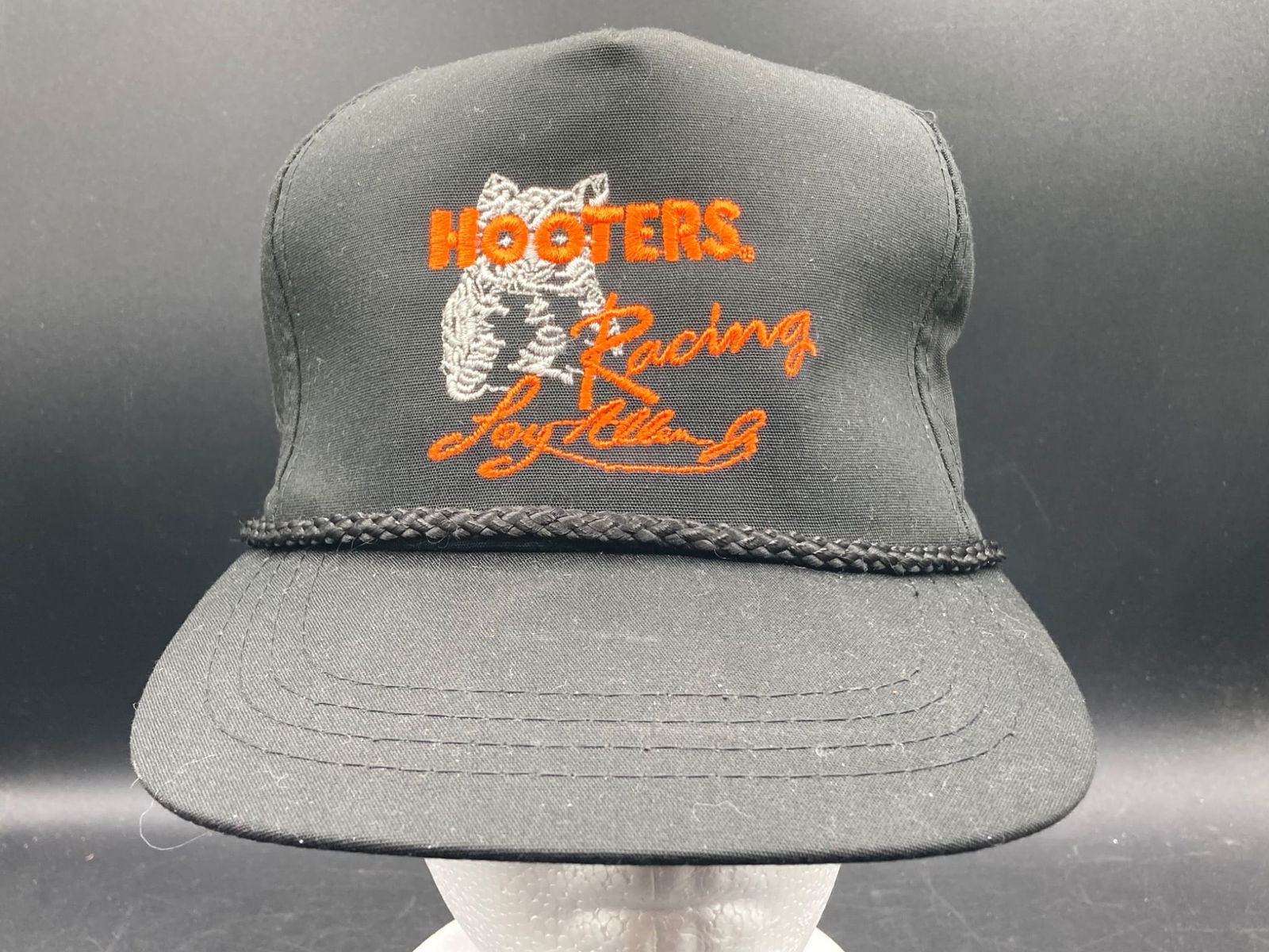 Hooters Racing Loy Allen Jr Black Adjustable Hat (1 of 6)