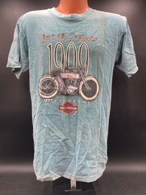 Harley-Davidson Milestone T-Shirt Featuring 1909 1st V-Twin Design, Size M