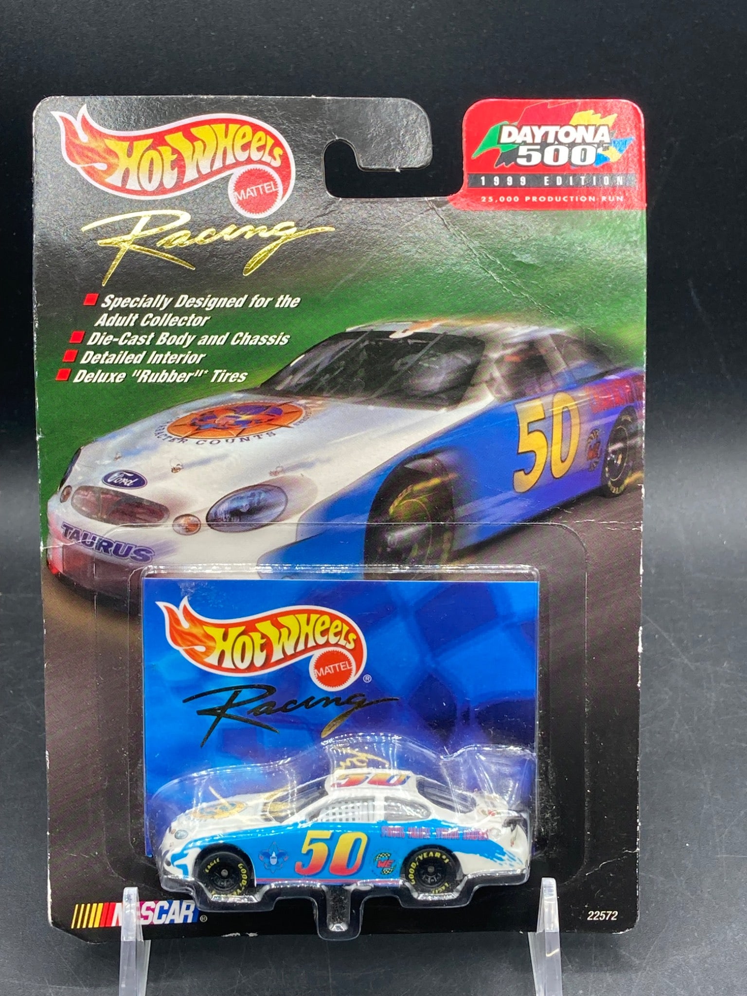 Hot Wheels Racing 1999 Daytona 500 Edition #50 Ford Taurus Die-Cast Model (1 of 5)