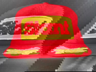Red Stant Snapback Hat with Scrambled Eggs by Swingster
