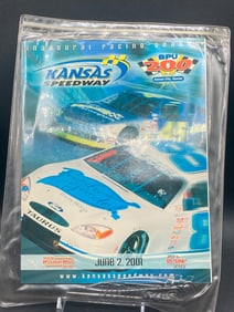 Kansas Speedway BPU 200 Race Program from June 2, 2001, Sealed