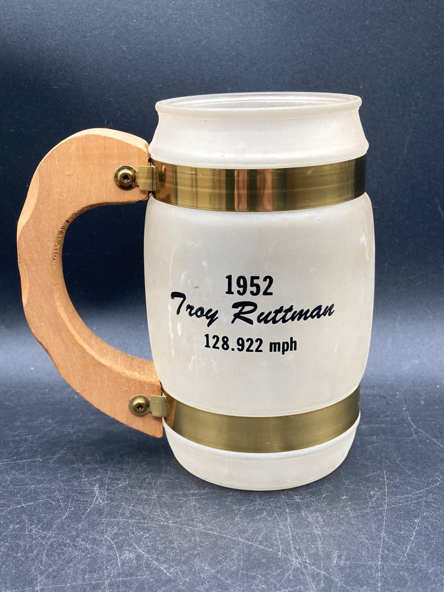Siesta Ware 1952 Indy 500 Winner Troy Ruttman Mug (1 of 5)
