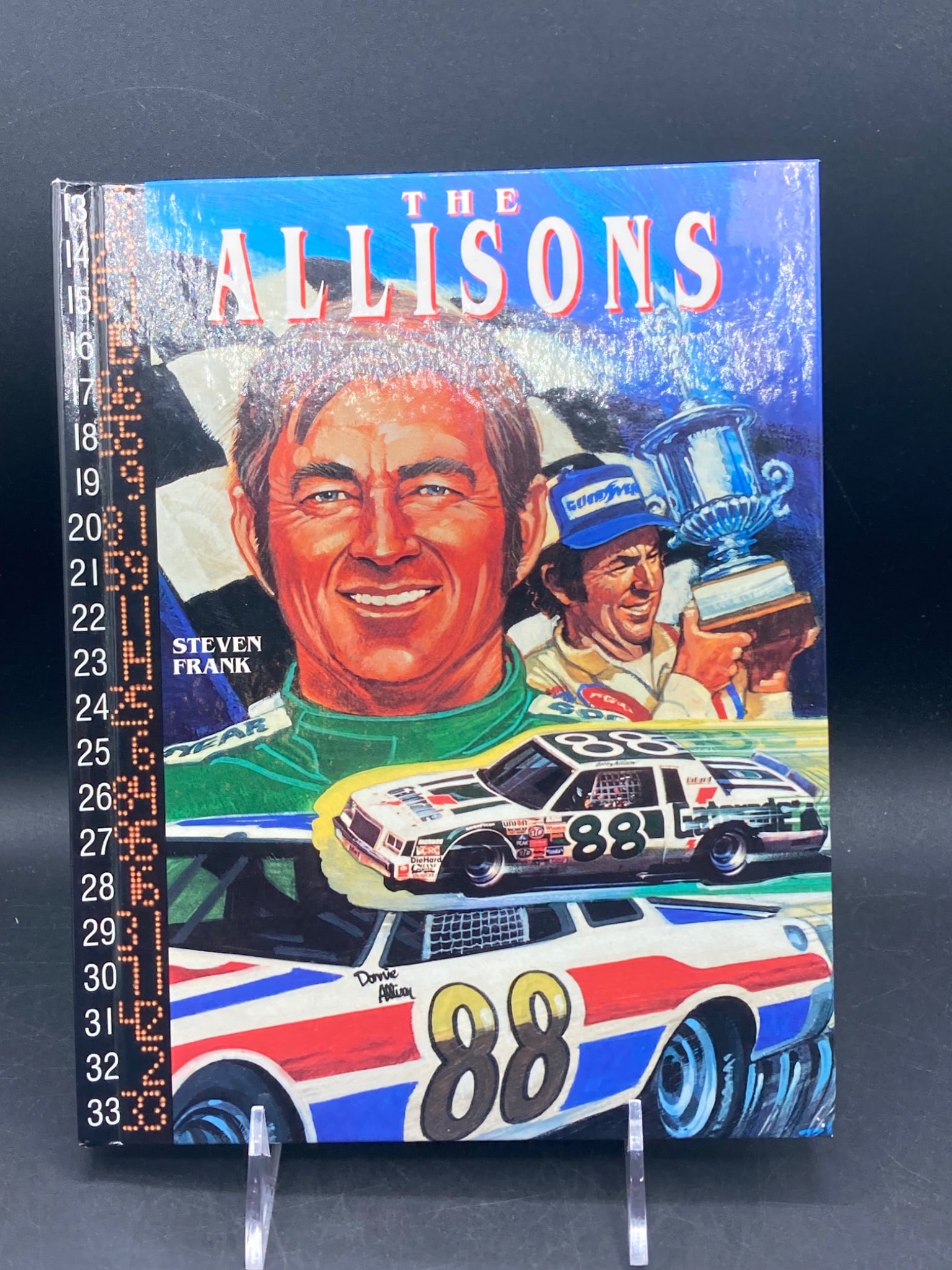 The Allisons: America’s First Family of Stock-Car Racing by Steven Frank: This book, part of the 'Race Car Legends' series, is titled 'The Allisons: America's First Family of Stock-Car Racing' and authored by Steven Frank. Published by Chelsea House Publishers (New York, Ph