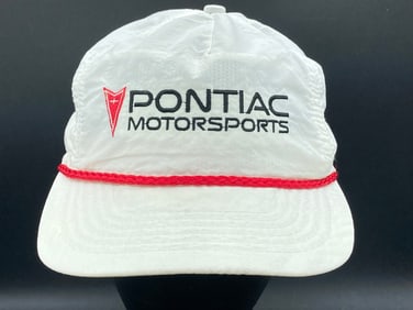 Pontiac Motorsports Snapback Hat, White