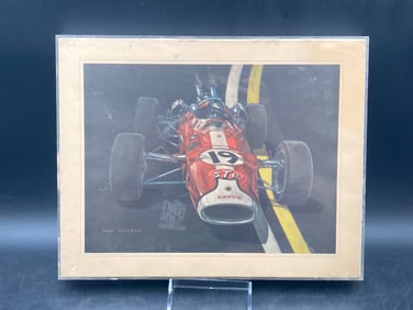 1966 Rob Burton Jim Clark Racing Print