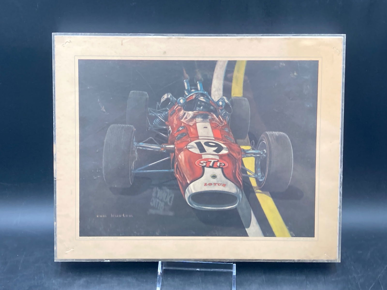 1966 Rob Burton Jim Clark Racing Print (1 of 7)
