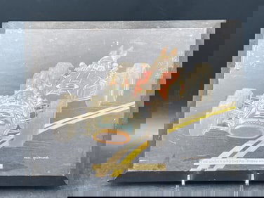 Ron Burton Bobby & Al Unser Racing Print On Wood