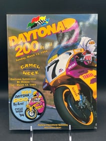 1994 Daytona 200 Race by Arai Program and Patch