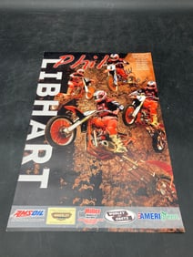 Phil Libhart Signed Motocross Poster