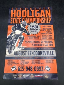 Tennessee Hooligan State Championship Motocross Poster