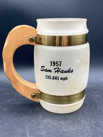 Siesta Ware 1957 Indy 500 Winner Sam Hanks Mug