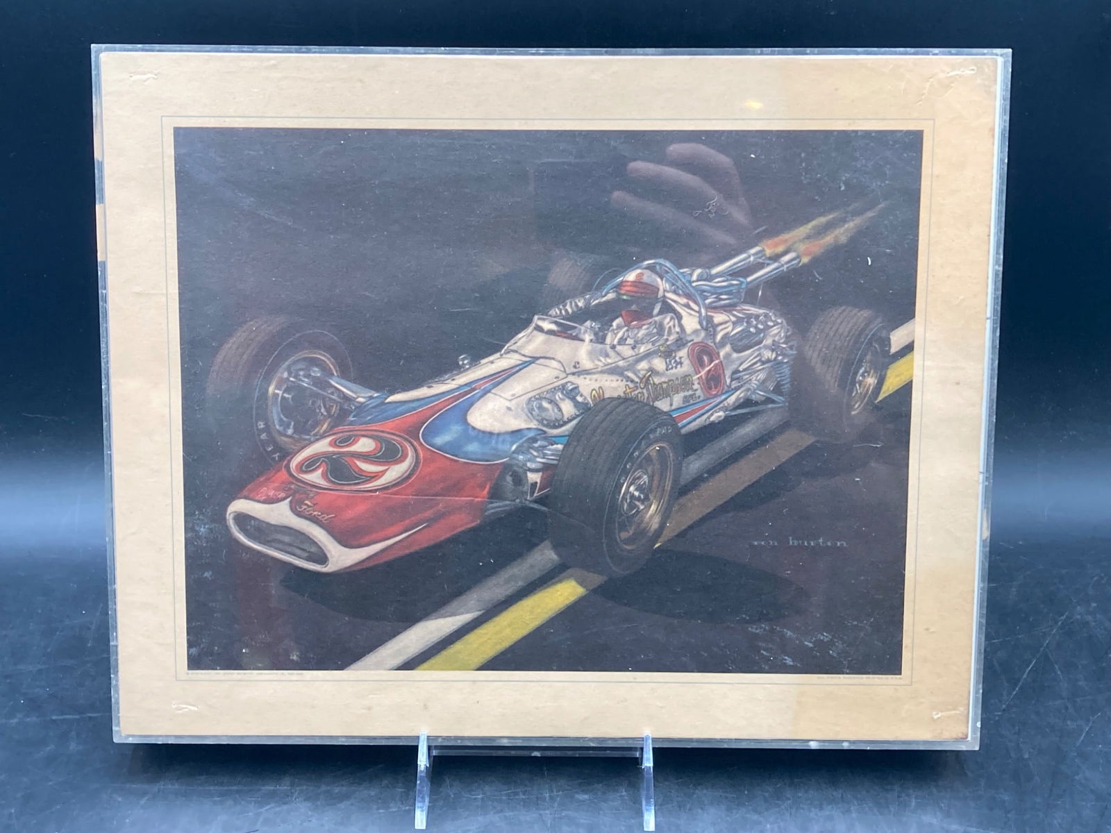 1967 Ron Burton AJ Foyt Racing Print (1 of 8)