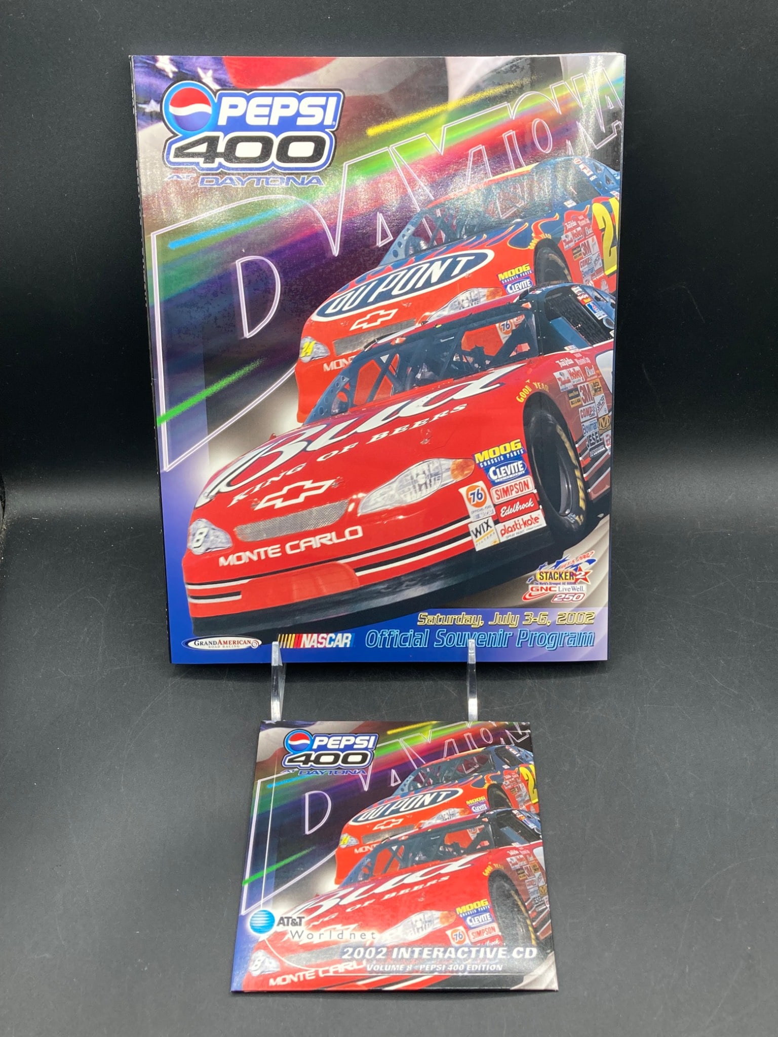 NASCAR 2002 Daytona International Speedway Pepsi 400 Souvenir Program (1 of 8)