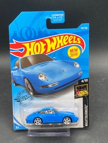 Hot Wheels 1996 Porsche Carrera Die-Cast, Blue (Nightburnerz Series)