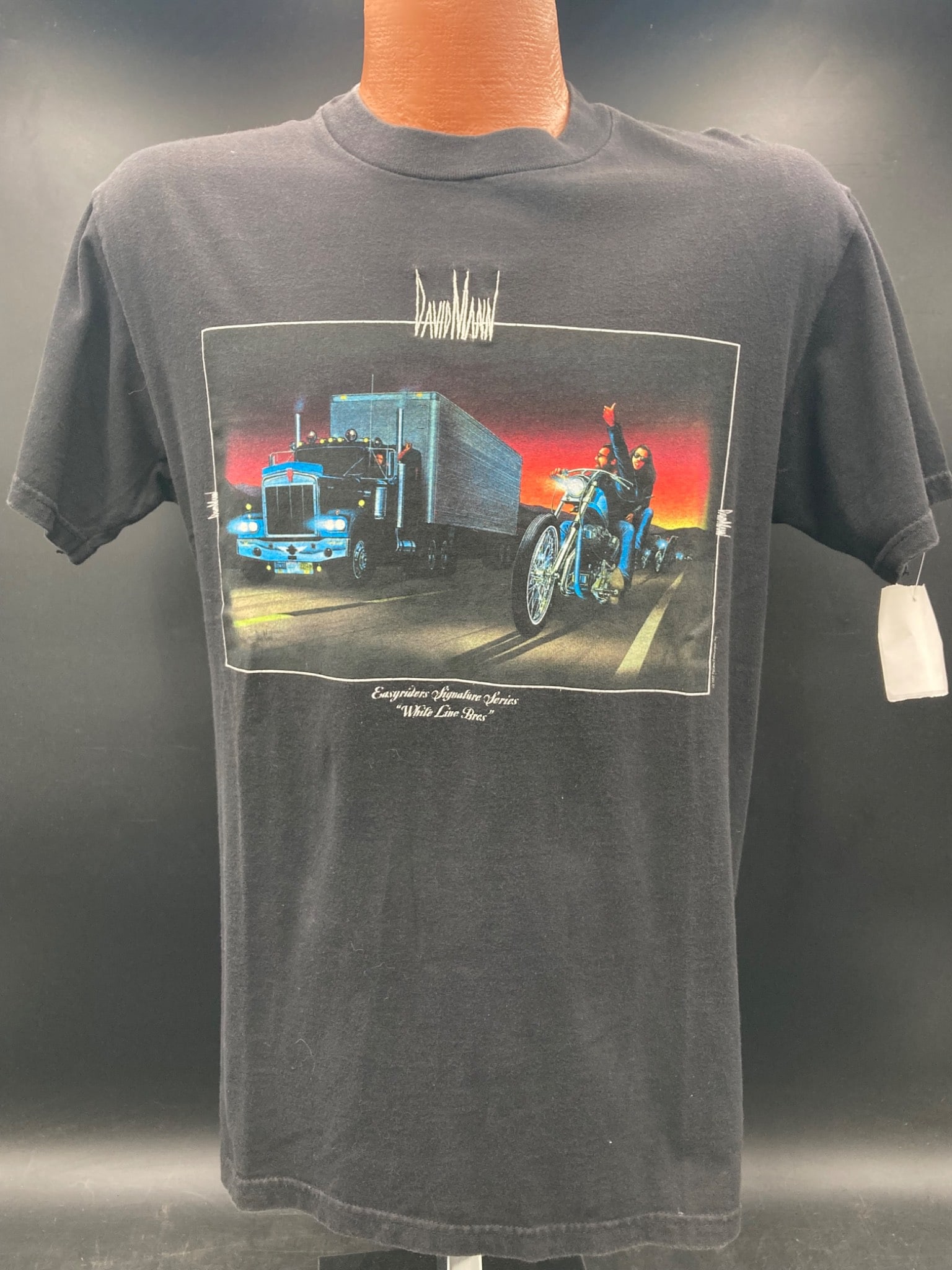 David Mann Easyriders Signature Series ‘White Line Bros’ Shirt, Size M (1 of 5)