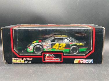 Racing Champions 1/24 Bobby Hillin Mello Yello #42 NASCAR Die Cast Model