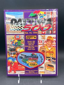 1995 Daytona 500 Program and Souvenir Patch, February 19, 1995