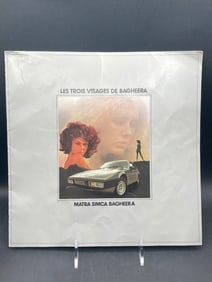 Vintage Matra Simca Bagheera Automobile Pamphlet