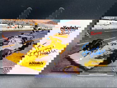 Jimmy Vasser Signed Racing Postcard