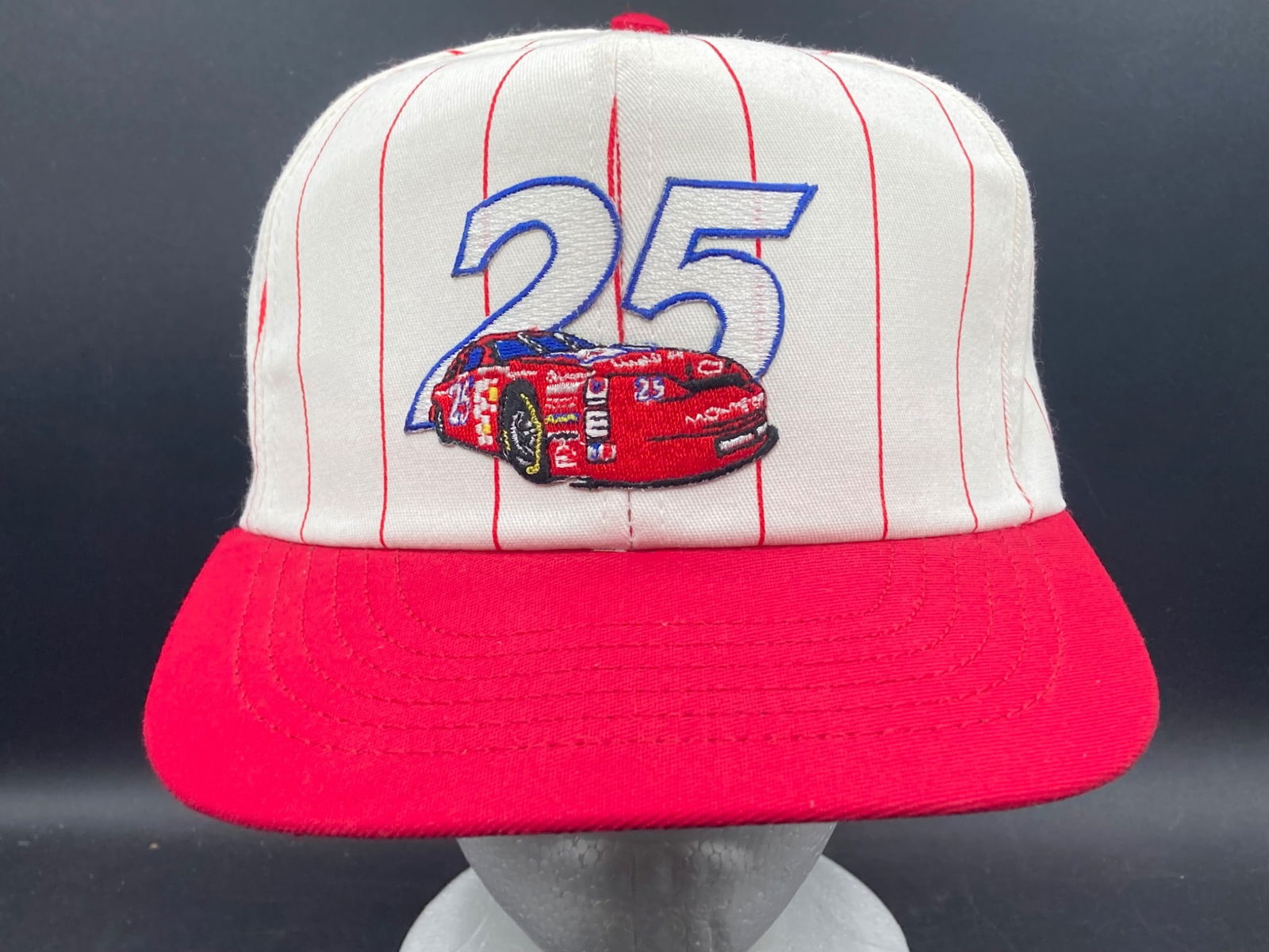 Vintage NASCAR Ricky Craven Racing Hat with Embroidered Number 25 (1 of 7)