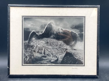 Garry Seidel Signed 1975 Machu Picchu Fine Art Photo Print