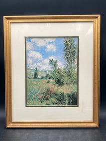 Path, Ile St. Martin Claude Monet Framed Print