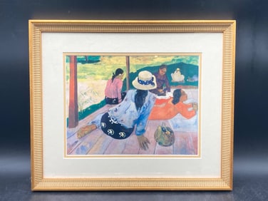 Paul Gauguin ‘The Siesta’ Print, Framed