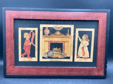 Pennsylvania Dutch Style Christmas Wall Art