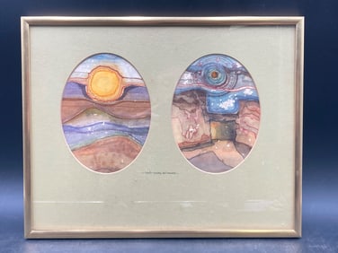 Jeanne Beasley Colorado Wyoming Land Memories Watercolor Painting