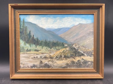 Original H. Foley Signed Oil Painting of Glenmalure, County Wicklow, Ireland