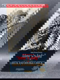 Amos ‘n Andy: Check and Double Check VHS Tape: This is a VHS cassette of 'Check and Double Check,' part of the RKO Collection, featuring Amos 'n Andy. Released by Turner Home Entertainment, the runtime is listed as approximately 85 minutes. The ca