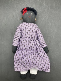 Black Americana Plush Girl Doll