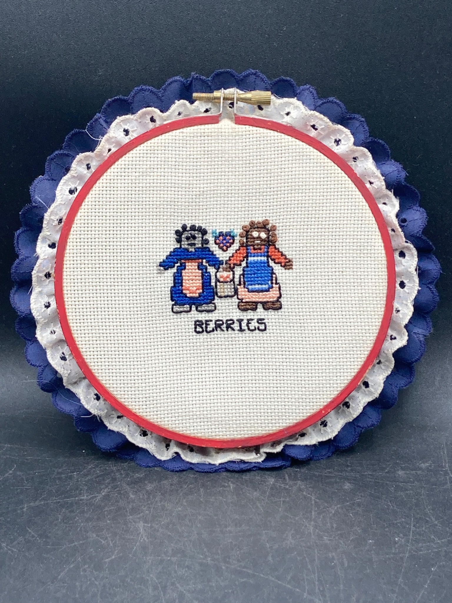 Black Americana Cross Stitch Decor (1 of 5)