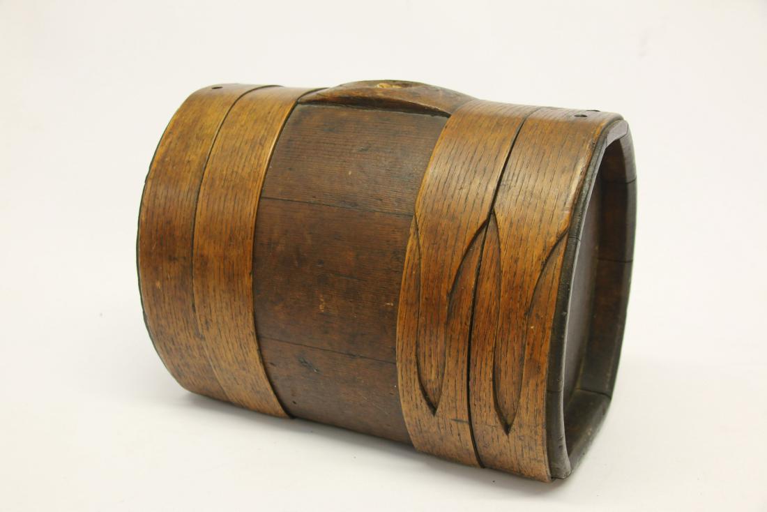 REVOLUTIONARY WAR ERA WOOD CANTEEN