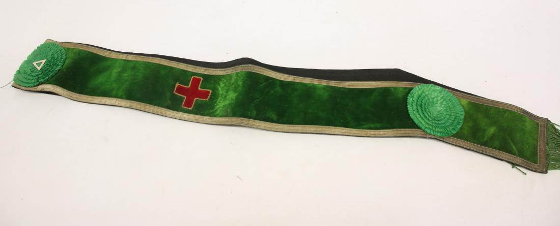 FANCY ANTIQUE MASONIC SASH