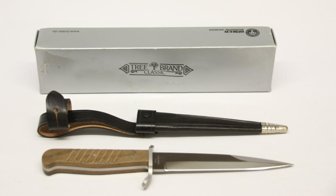 GERMAN H. BOKER FIGHTING KNIFE: MINT IN BOX