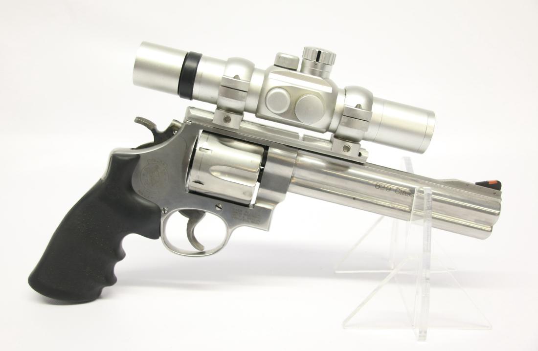 SMITH AND WESSON 629 CLASSIC: .44MAG REVOLVER - SER#BSC5273 - WITH SCOPE