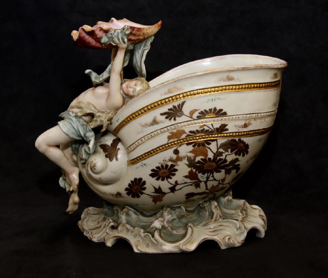 HAND PAINTED PORCELAIN VASE (1 of 3)