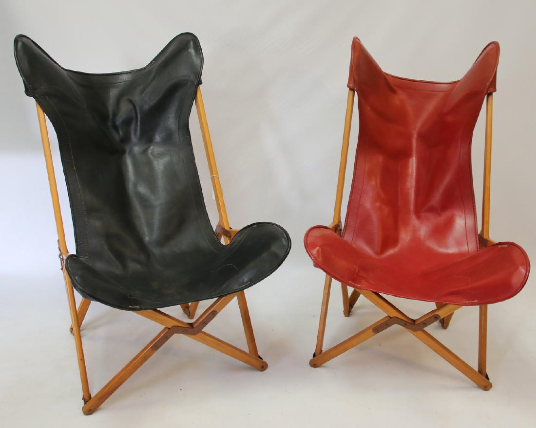 PR. OF DESIGNER 1970'S FOLDING CHAIRS Lot 0449