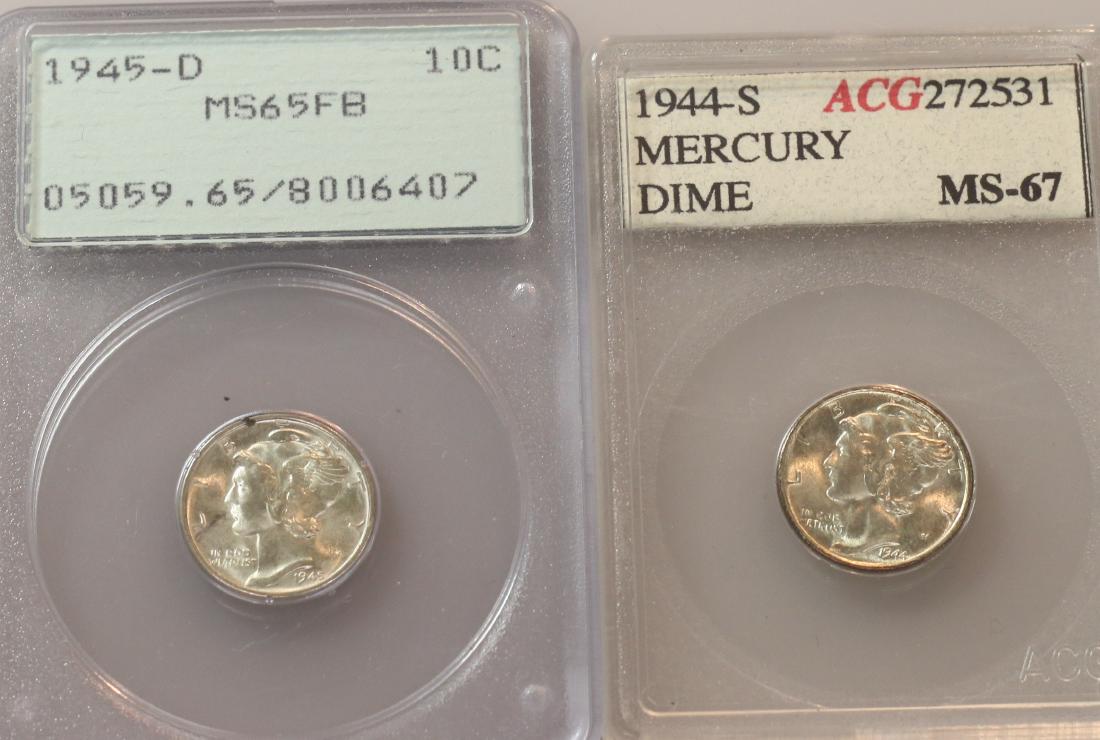 MERCURY DIME LOT (1 of 5)