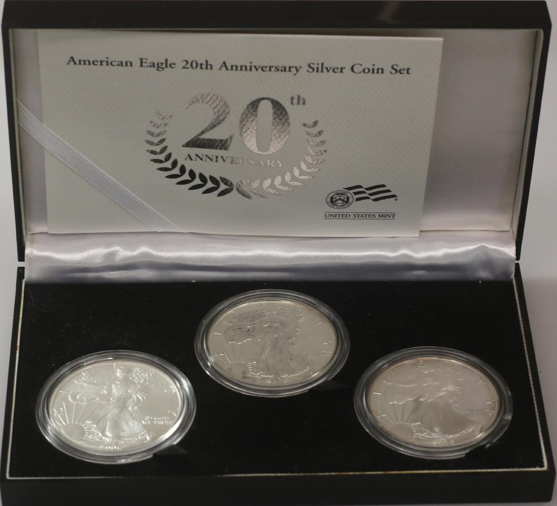 20TH ANNIVERSARY SILVER EAGLE SET (1 of 2)
