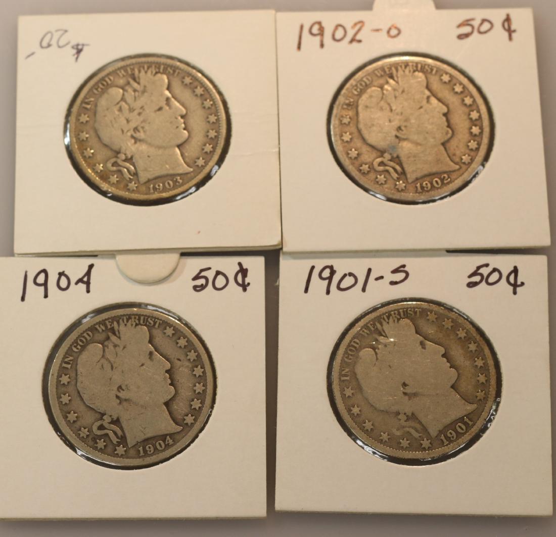 BARBER HALF DOLLAR LOT (1 of 2)