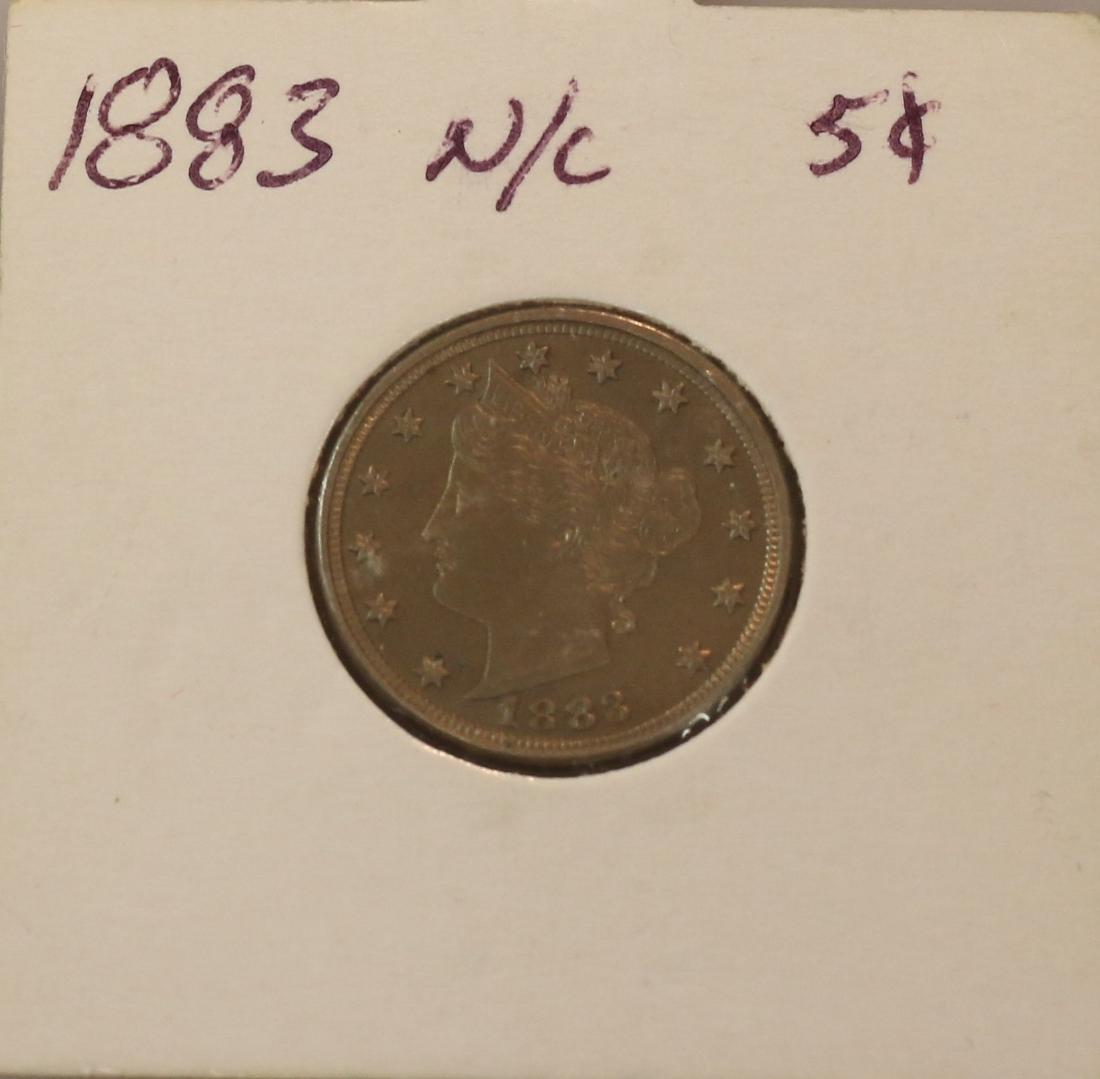 1883 "V" NICKEL (1 of 2)