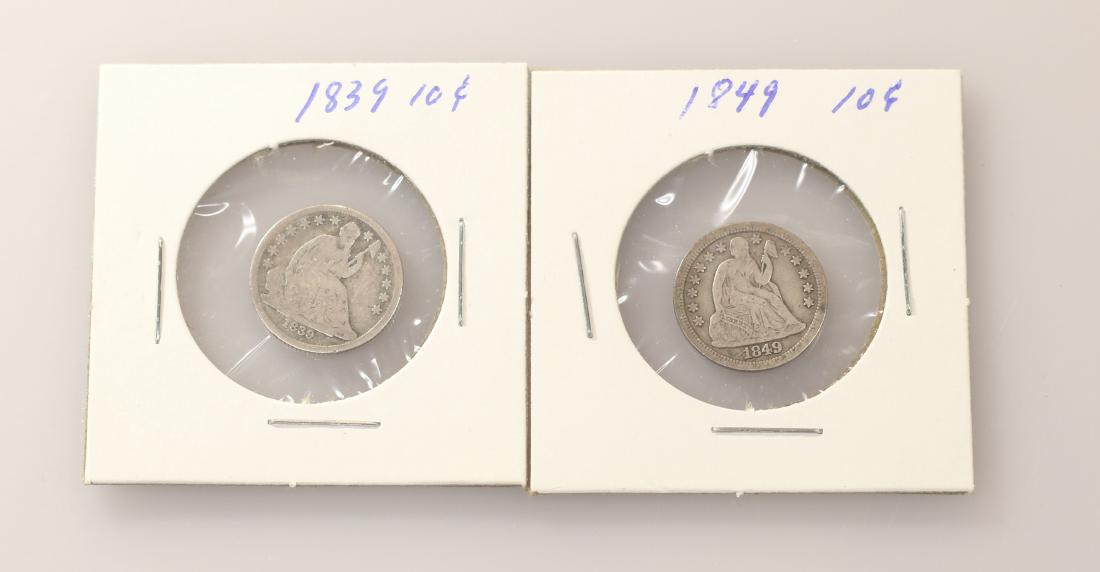 SEATED LIBERTY DIME LOT (1 of 2)