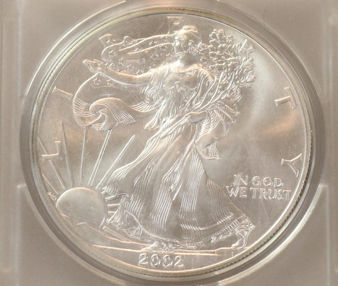 2002 AMERICAN SILVER EAGLE: 2002 AMERICAN SILVER EAGLE