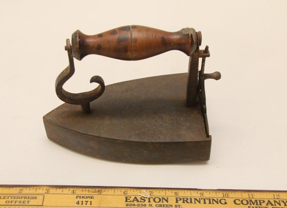 Italian blacksmith made 18th century Slug iron, monkey (1 of 4)