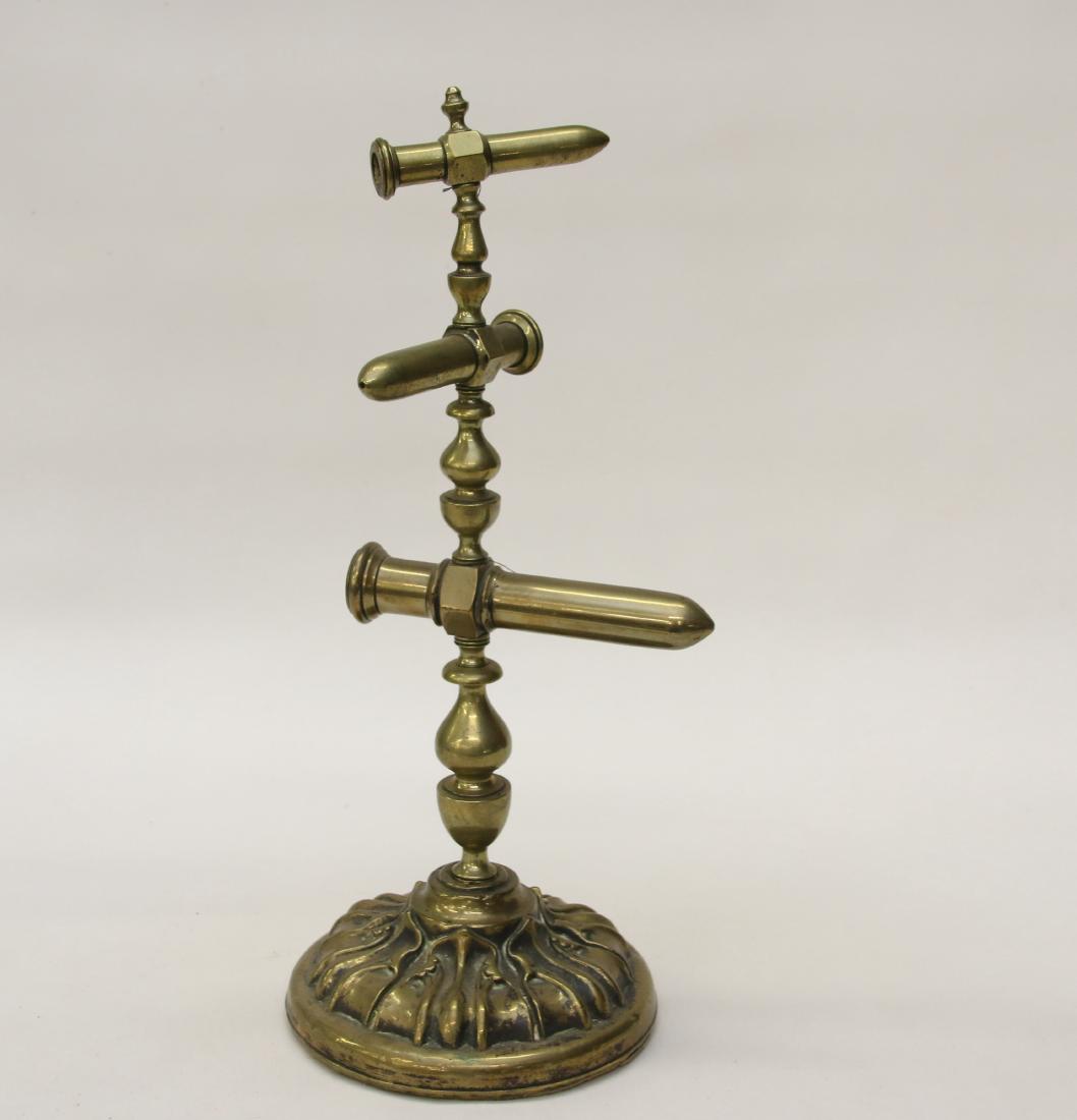 VERY RARE - TRIPLE BRASS GOFFERING IRON (1 of 3)